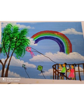 Makar Sankranti Painting